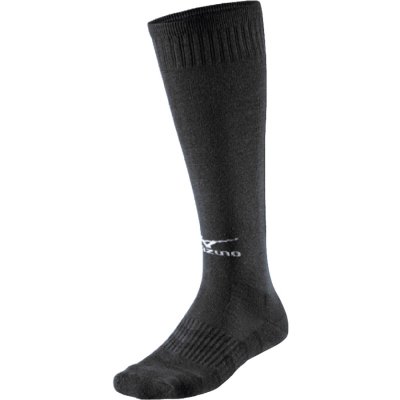 Calcetines Mizuno Comf Volleyball Long Mujer Negros / Blancos - Chile M456QXKHRP